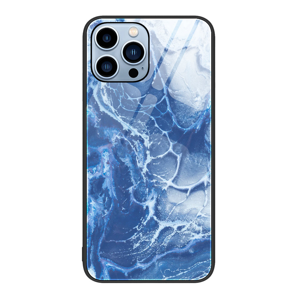 For iPhone 15 Pro Max Marble Pattern Shockproof Case Tempered Glass PC TPU Phone Cover For iPhone 15 Pro Max Marble Pattern Shockproof Case Tempered Glass PC TPU Phone Cover